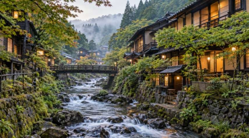 The Thermal Heart Kurokawa Onsen and Beppu’s Geothermal Wonders