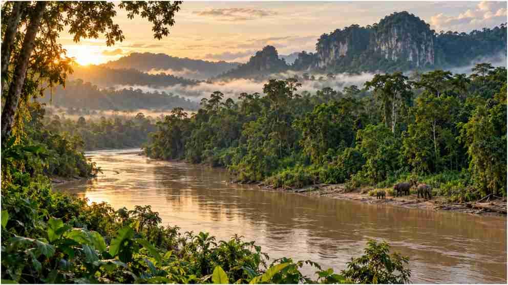 Nature Destinations In Sabah And Sarawak Borneo: Wild Rainforests, Caves, and River Corridors