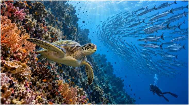 Plunging into the Oceanic Abyss at Sipadan Island